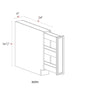 Spice Pull Base Cabinet - 6"W x 34- 1/2"H x 24"D