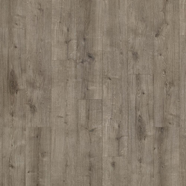 Defense+ Smoky Eiffel Oak 14 mm T x 7.4 in. W Waterproof Laminate Wood Flooring (17.2 sqft/case)