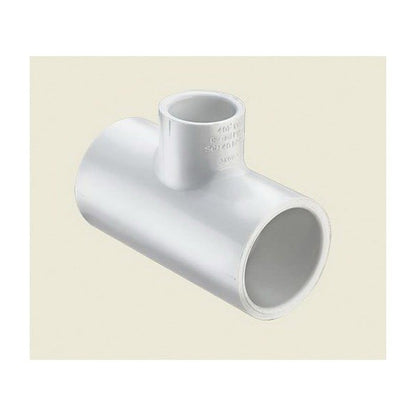 Tee, 2 x 1-1/4 in, Socket, SCH 40/STD, PVC