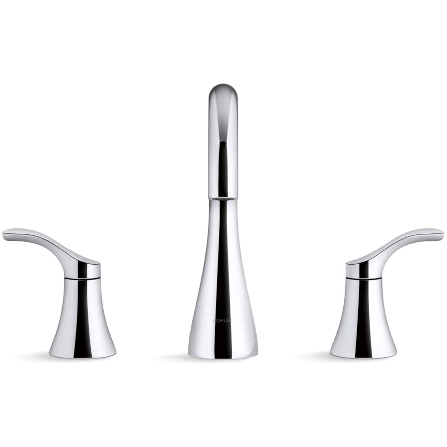 Simplice 1.2 GPM Widespread Bathroom Faucet with Clicker Drain Assembly and UltraGlide Ceramic Disc Valves