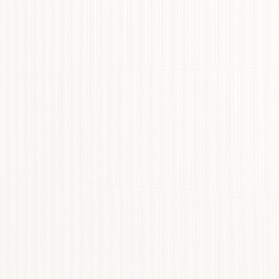 Luminique Arctic White Rectangle, Fluted 12X24 Glossy