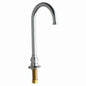 Remote Rigid/Swing Gooseneck Spout, Polished Chrome