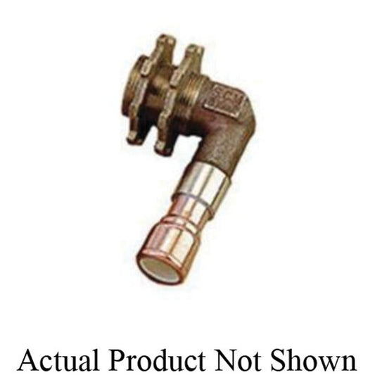 MetalHead™ Tub/Shower Drop-Ear Elbow, 3/4 in, Socket x Special Reinforced FNPT, SCH 80/XH, CPVC