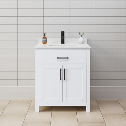 Beckett Single Bathroom Vanity - 30W x 35H x 22D