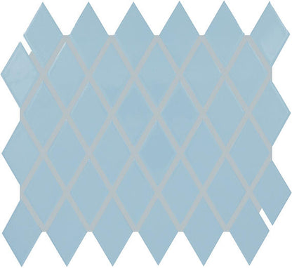 Color Wheel Retro Waterfall Arabesque 3X3 Glossy