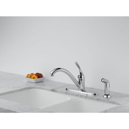 Classic Kitchen Faucet with Side Spray - Includes Lifetime Warranty