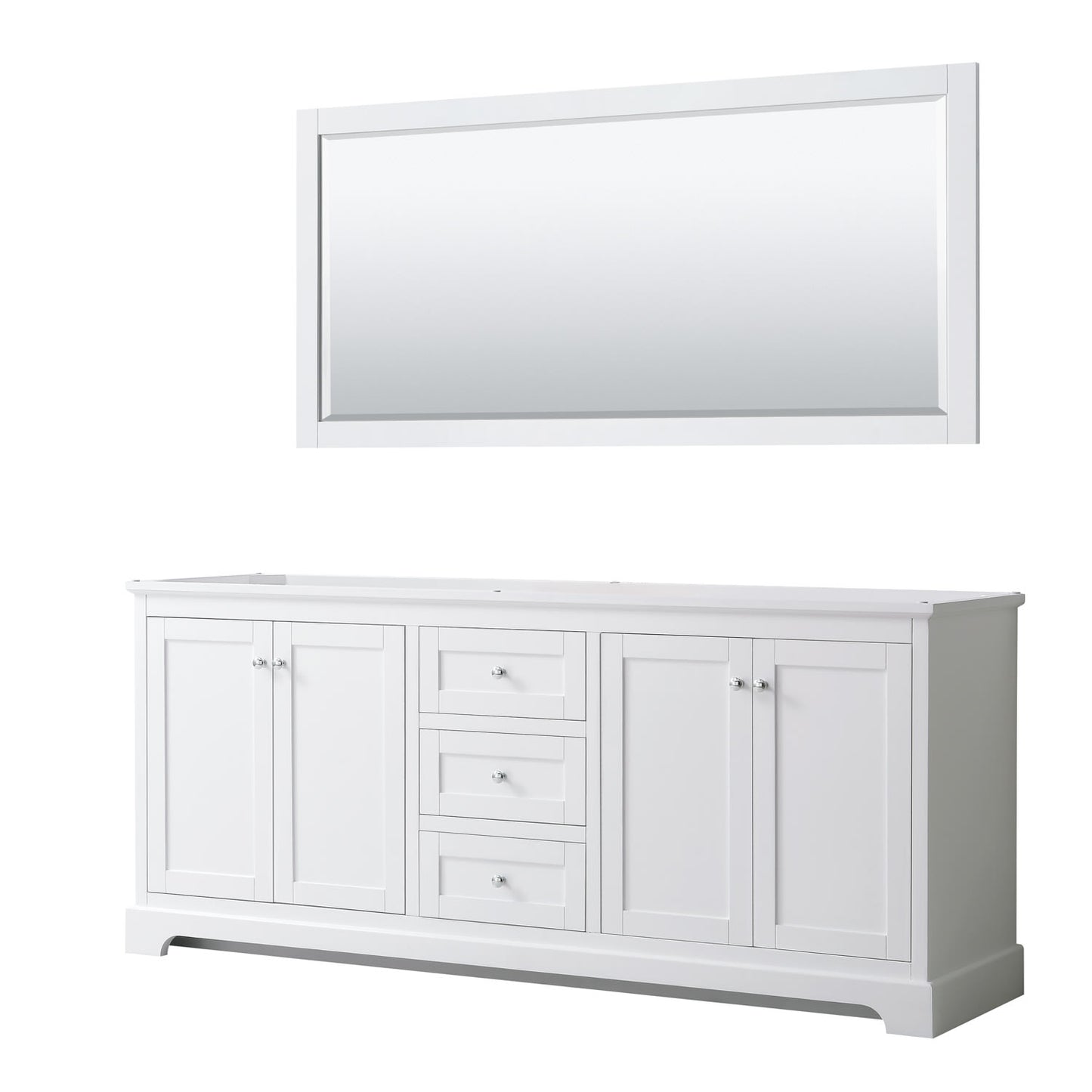 Avery Double Bathroom Vanity - 79W x 34.25H x 21.75D