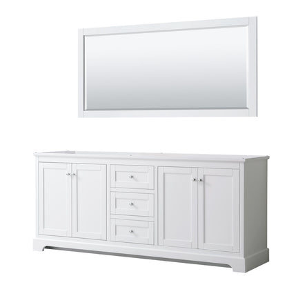 Avery Double Bathroom Vanity - 79W x 34.25H x 21.75D