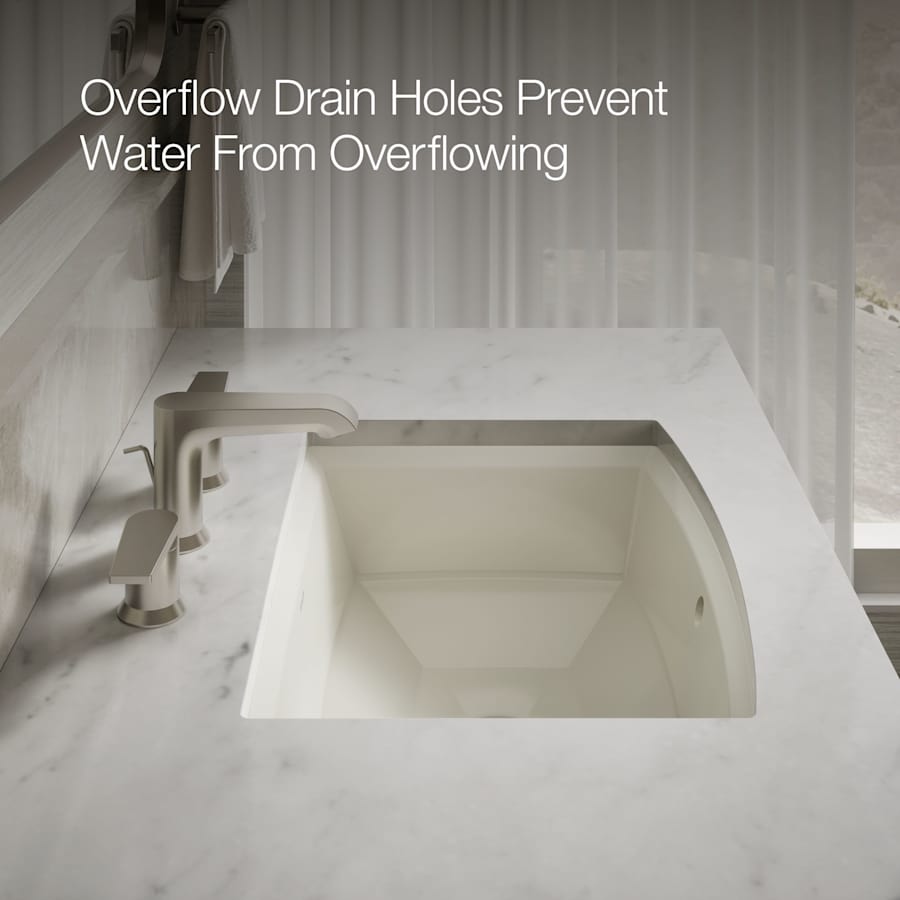 Archer 19-7/8" Undermount Bathroom Sink with Overflow