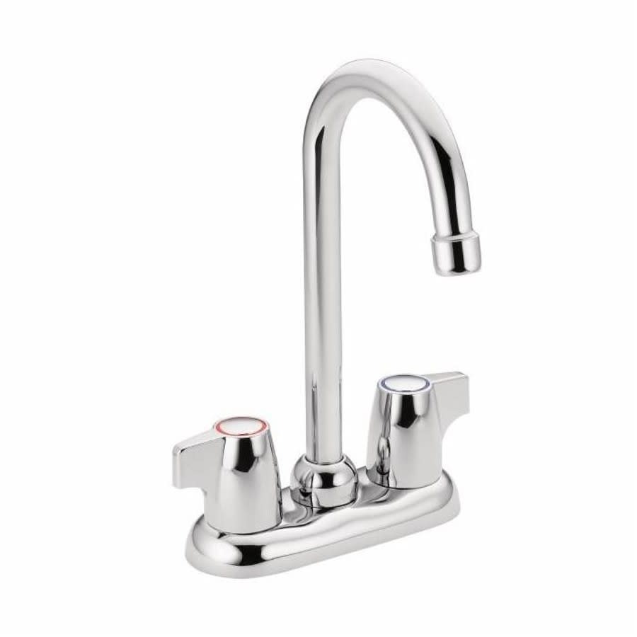 Chateau® Bar Faucet, Deck Mount, ADA, 2 Blade Handle, 2-Hole, Polished Chrome