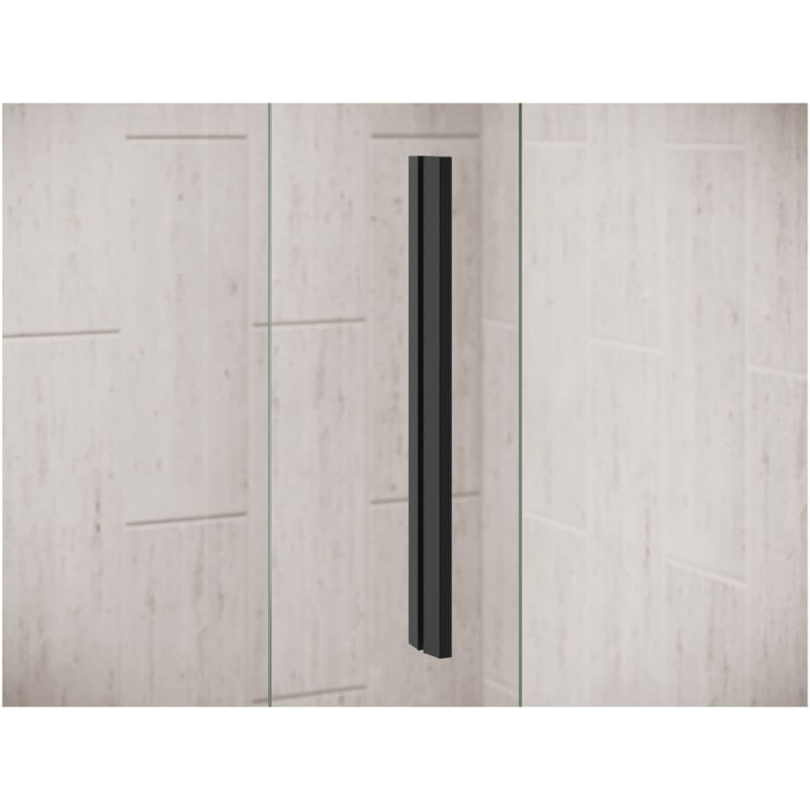 Levity 74" High x 47-5/8" Wide Bypass Semi Frameless Shower Door with Clear Glass