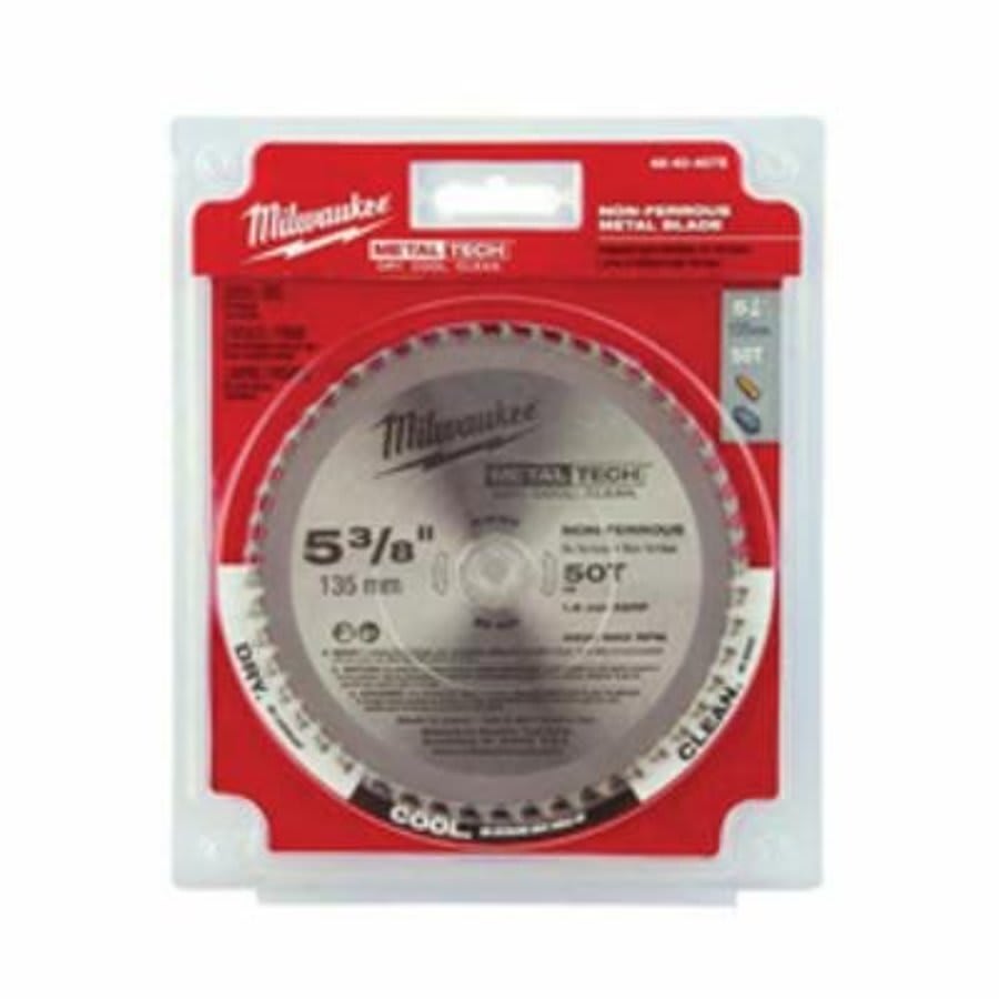 MetalTech™ Circular Saw Blade, 5-3/8 in Dia x 0.05 in THK, 20 mm Arbor, Alloy Steel Blade, 50 Teeth