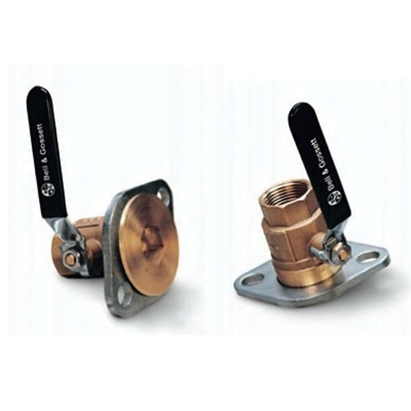 Isolating Pump Flange Set, 3/4, C, Brass