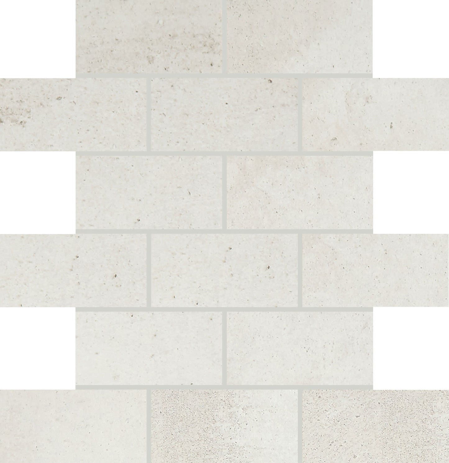 Modern Hearth White Ash Brick 2X4 Matte