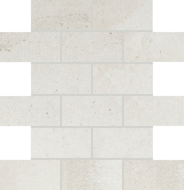 Modern Hearth White Ash Brick 2X4 Matte