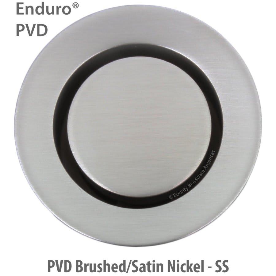 Lavatory Pop Down Drain, Satin Satin Nickel PVD Enduro PVD