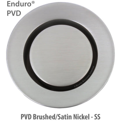 Lavatory Pop Down Drain, Satin Satin Nickel PVD Enduro PVD