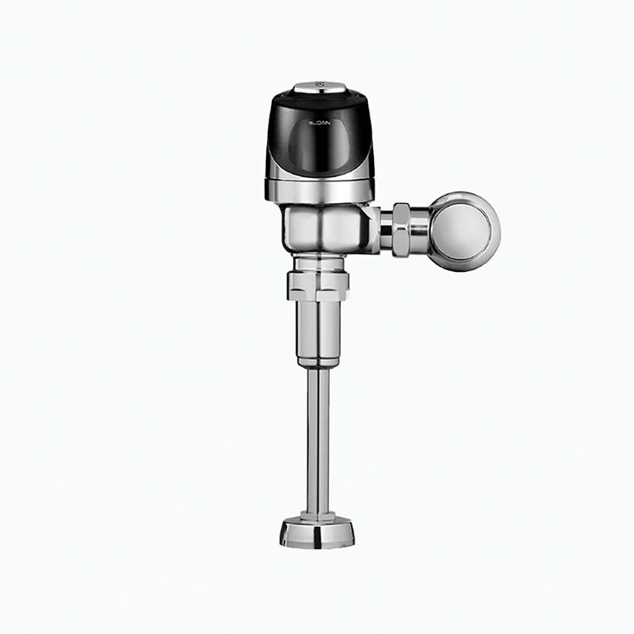 Automatic Urinal Flush Valve, ADA, Battery, 0.125 gpf, Polished Chrome