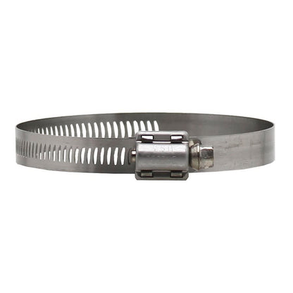 87 Series Hose Clamp, 2-13/16 to 3-3/4 in, Clamping, #52 Trade, 301 Stainless Steel Band, 305 Stainless Steel Bolt