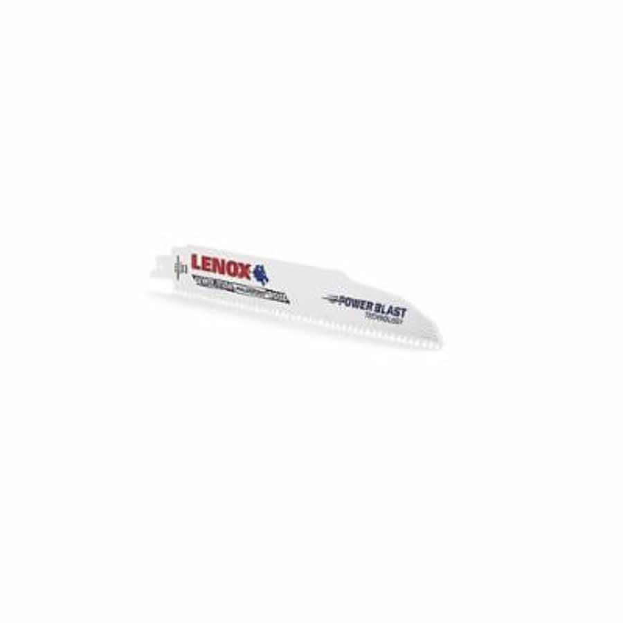 Demolition Reciprocating Saw Blade, 12 in L, 6 tpi, 0.062 in THK, 2-Pack