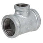 Tee, 3 x 2 in, FNPT, 150 lb, Malleable Iron, Galvanized