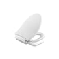 Puretide® Washlet Toilet Seat, Elongated Bowl, Closed Front, With Cover, Plastic, White