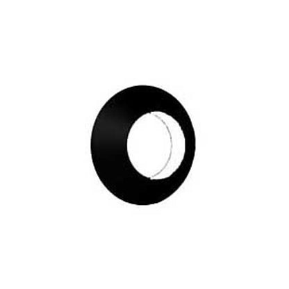 3/5 Rubber Wall Plate Black