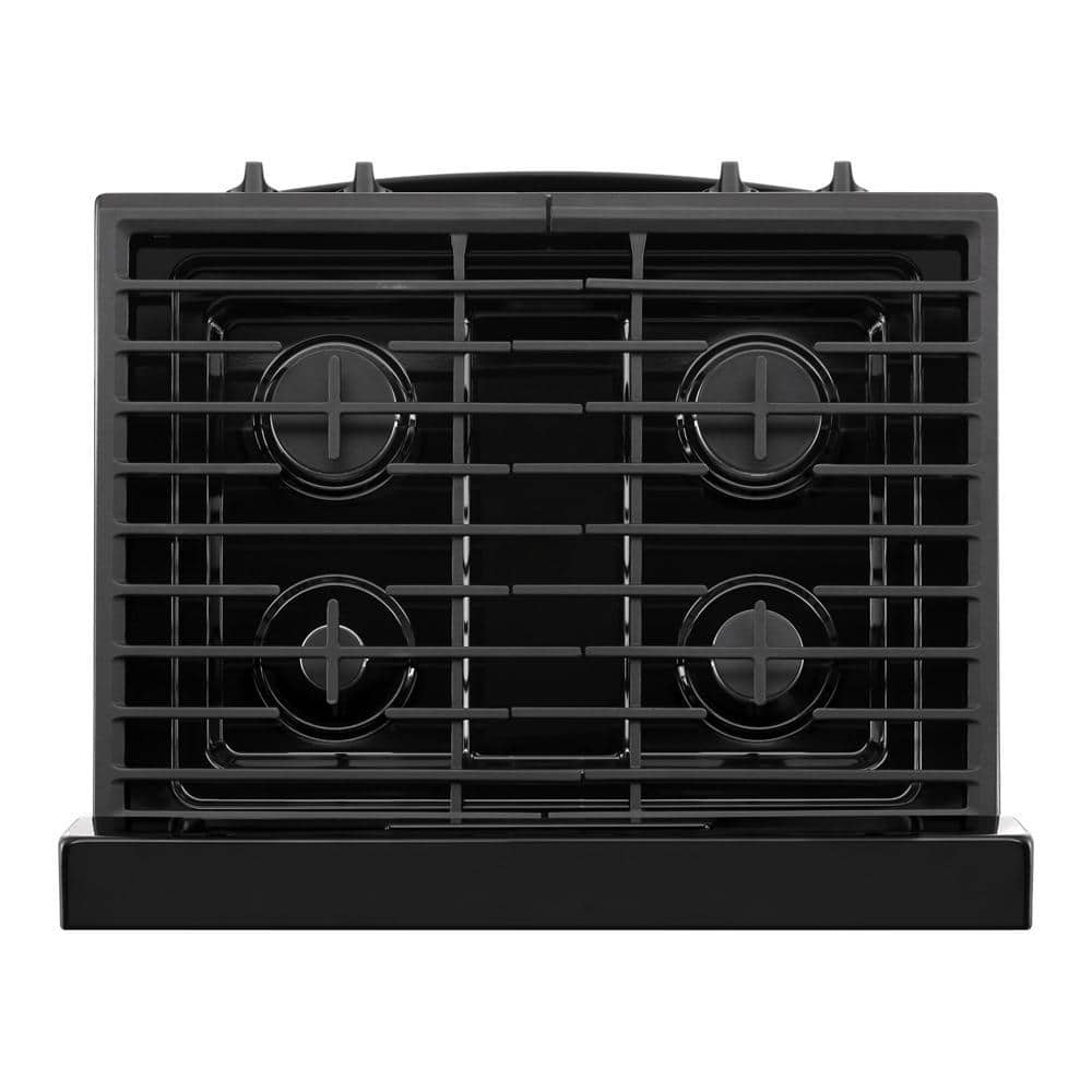 30 in. 4 Burner Freestanding Gas Range in. Stainless Steel