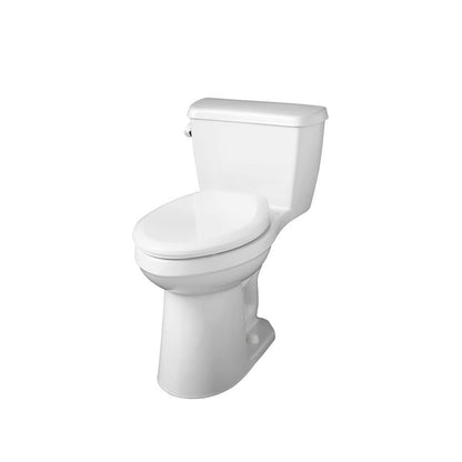 Avalanche® One Piece Toilet, Floor Mount, 12 in Rough, ADA, Elongated Bowl, Left Hand Lever, 1.28 gpf, White