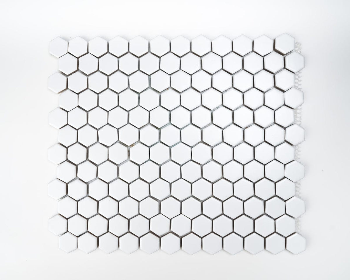 1x1 White Hexagon