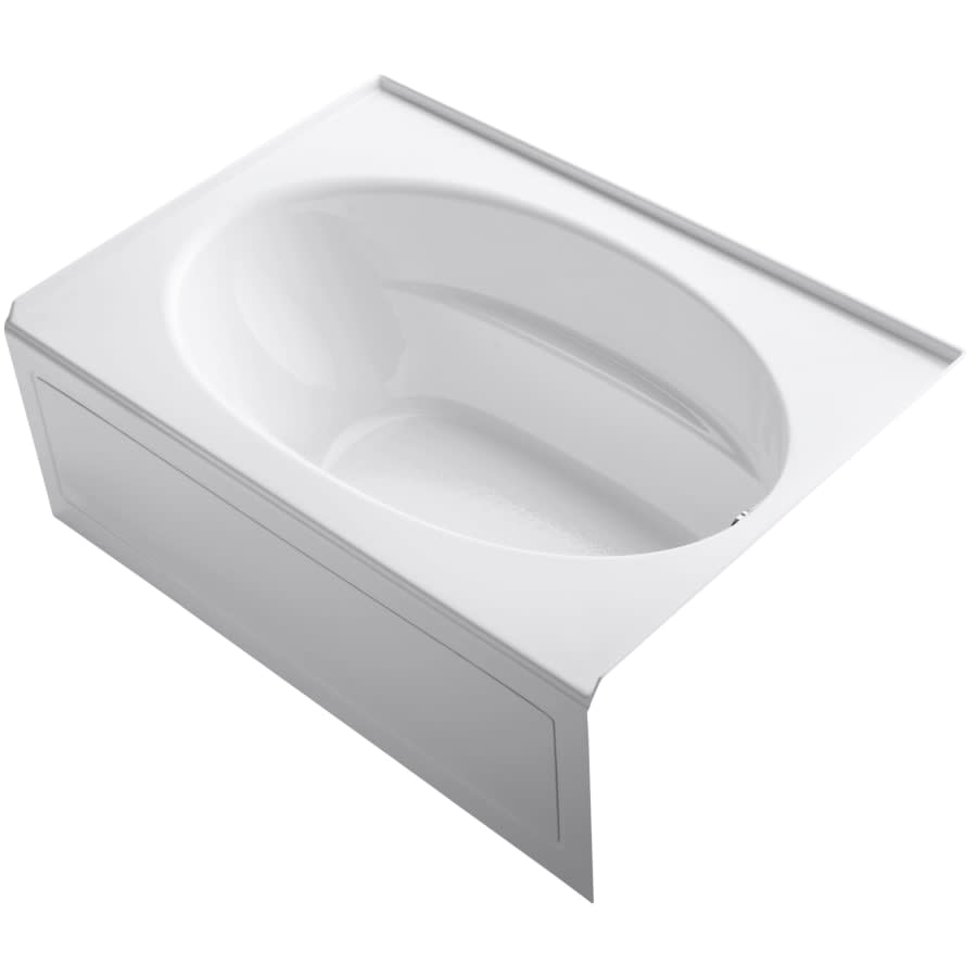 Windward Collection 60" Three Wall Alcove Soaking Bath Tub with Right Hand Drain