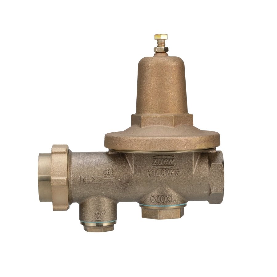 Pressure Reducing Valve, 2 in, Union FNPT x FNPT, Bronze