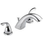 Classic Widespread Lavatory Faucet, ADA, 2 Handle, 3-Hole, 1.2 gpm, Chrome
