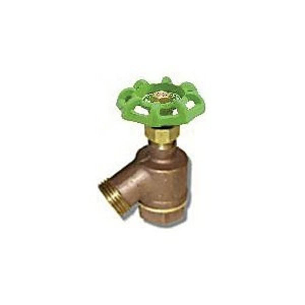 Garden Valve, 1 in Inlet, FNPT, Rough Brass