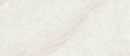 IvoriTaj Polished Quartz slab by MSI: light beige base with soft white and cream patterns, faint diagonal vein, elegant appearance.