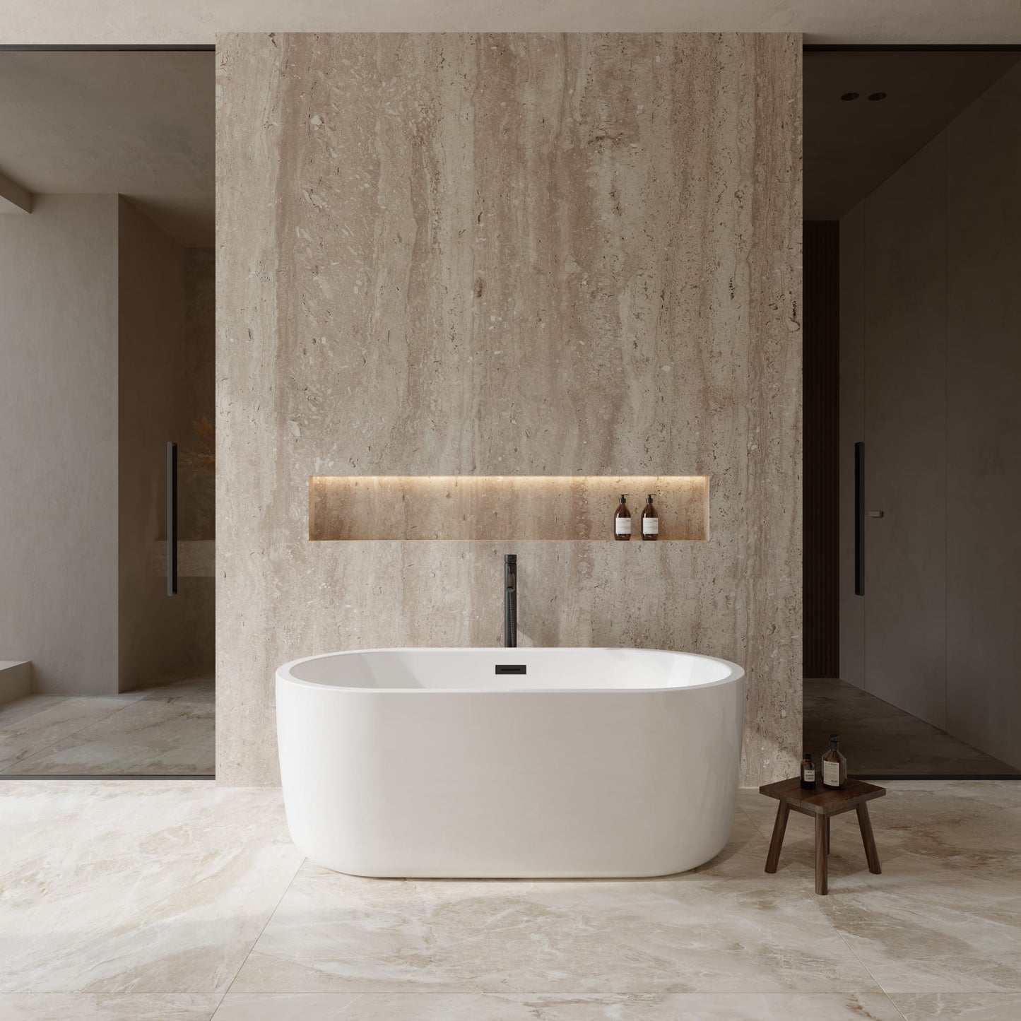 Juliette Freestanding Bathtub - 60W x 23H x 31.25D