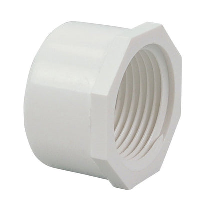 Cap, 1/2 in, FNPT, SCH 40/STD, PVC