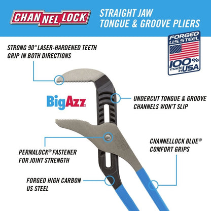 20.25 in, Tongue & Groove, Straight Jaw, BIG AZZ®