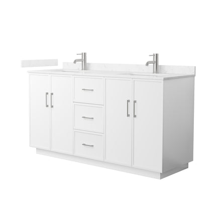 Elan Double Bathroom Vanity with Toe Kick - 66W x 35H x 22D