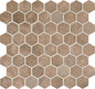 Vintage Hex Relic Umber Hexagon 1.5X1.5 Matte