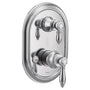 Weymouth 2 Function Pressure Balanced Valve Trim Only with Double Lever Handle, Integrated Diverter - Less Rough In