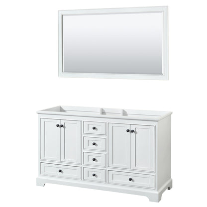 Deborah Double Bathroom Vanity - 59.25W x 34.25H x 21.5D