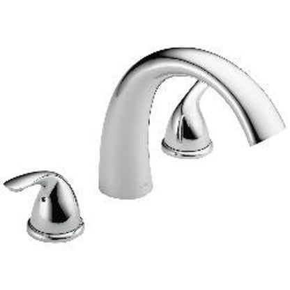 Classic Tub Faucet Trim, ADA, Deck Mount, Chrome