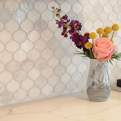 Marble First Snow Elegance Square 18X18 Honed