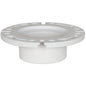 1-Piece Open Closet Flange, 4 x 3 in, Hub, PVC