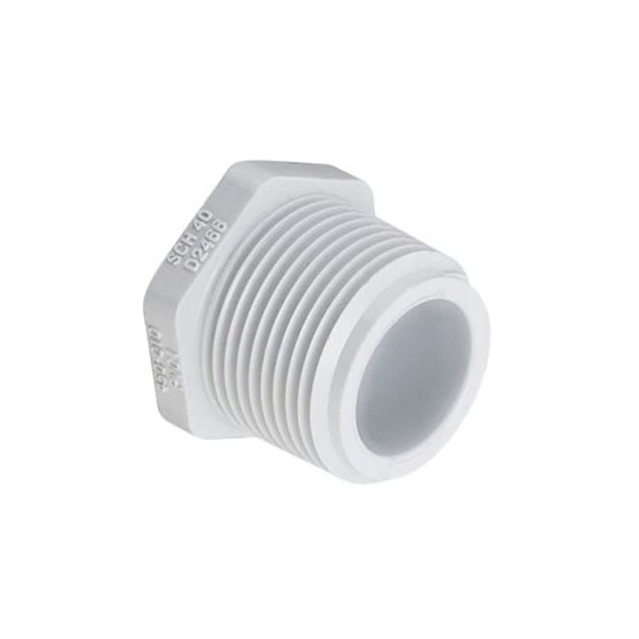 Plug, 1 in, MNPT, SCH 40/STD, PVC