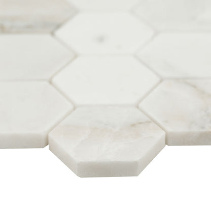 Arabescato Venato 2" Hexagon Honed