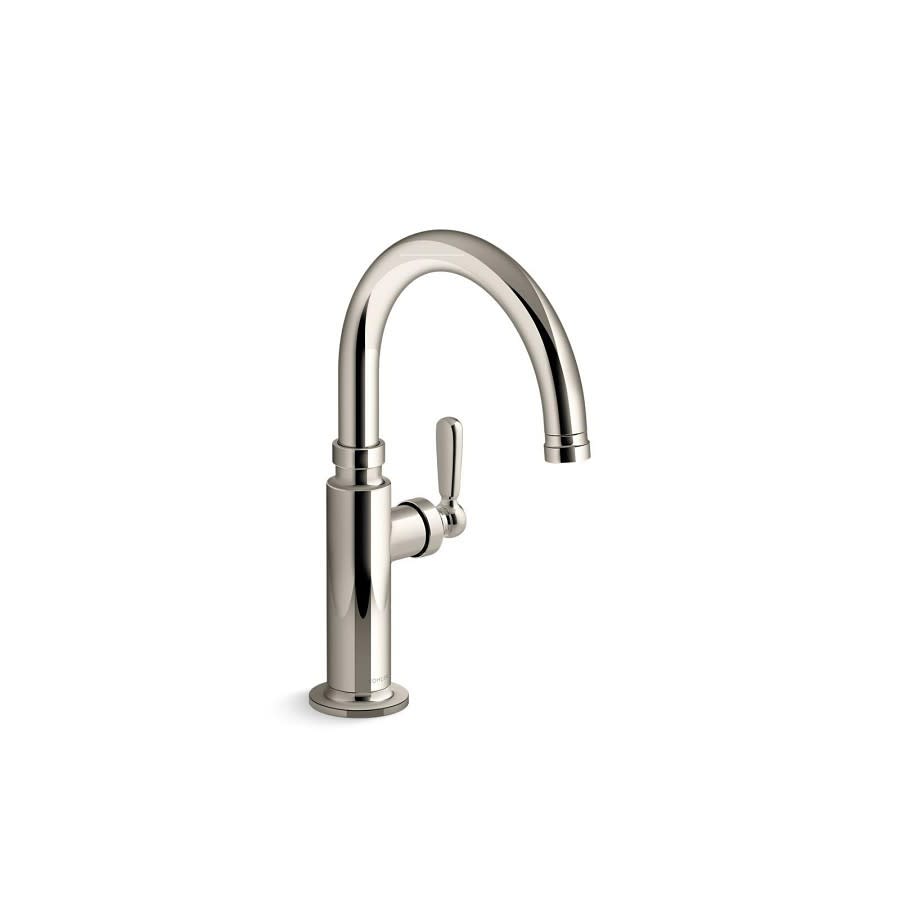 Edalyn™ by Studio McGee Bar Faucet, Deck Mount, 1 Lever Handle, 1-Hole, Vibrant Polished Nickel