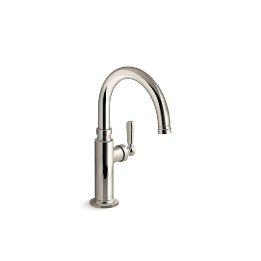 Edalyn™ by Studio McGee Bar Faucet, Deck Mount, 1 Lever Handle, 1-Hole, Vibrant Polished Nickel