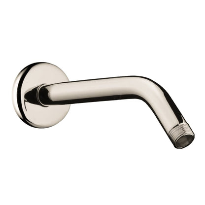 Standard 9" Shower Arm with Escutcheon Plate and 1/2" Male Inlet